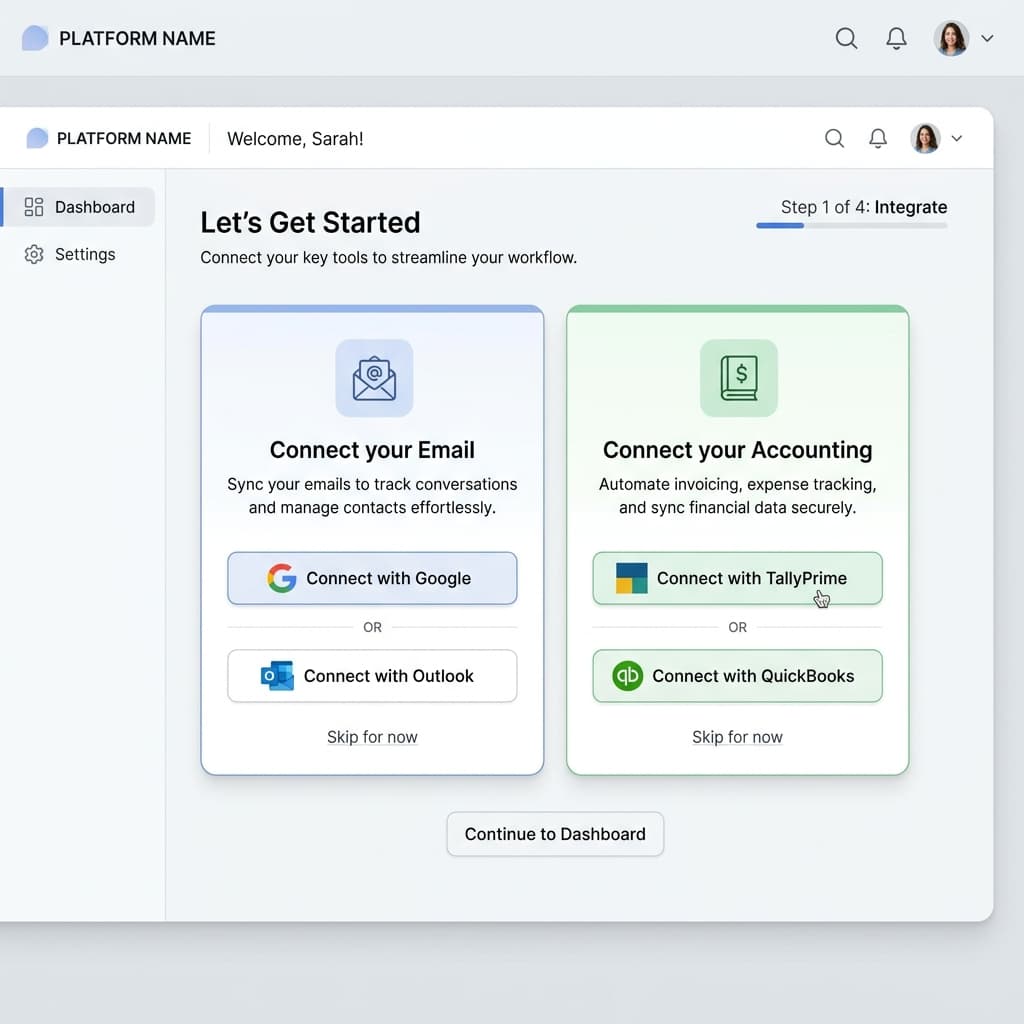 Connect Email Interface